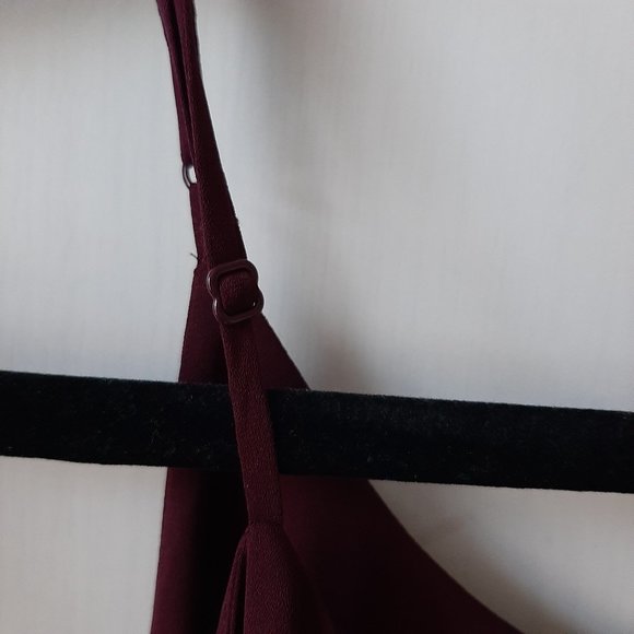 Aritzia Babaton V Neck Slip Midi Dress Adjustable Strap - Picture 4 of 5